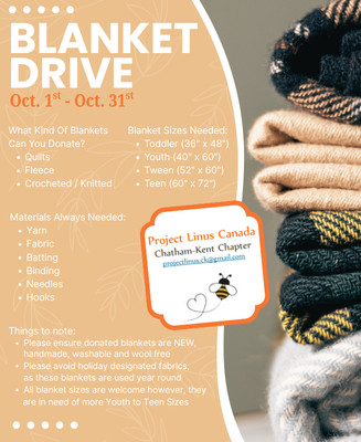 BLANKET DRIVE FLYER (327 x 400 px)
