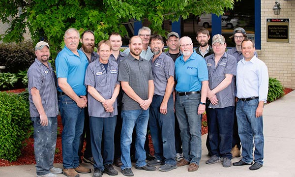 CSN Golden Valley collision repair team