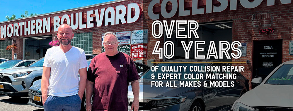 Over 40 years of collision repair at Northern Boulevard