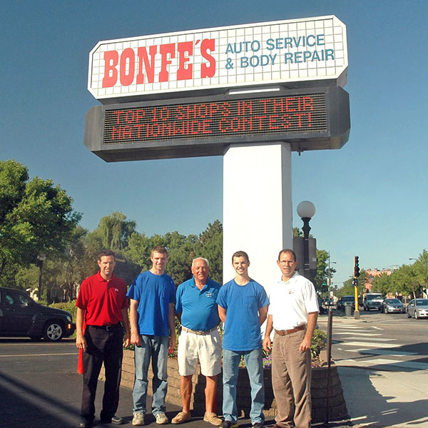 CSN Bonfe's family owned body shop