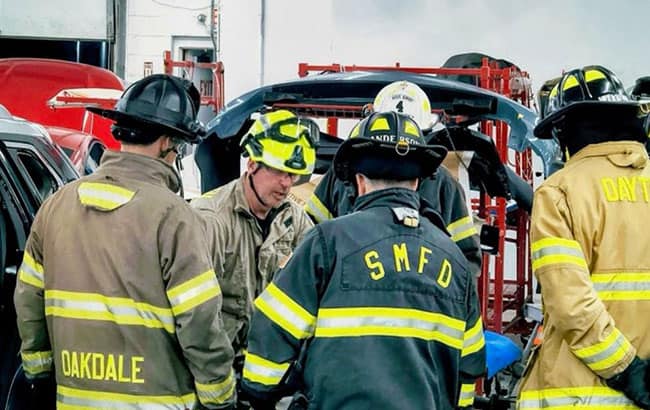 Maple Grove First Responders training event at CSN Ed's Collision