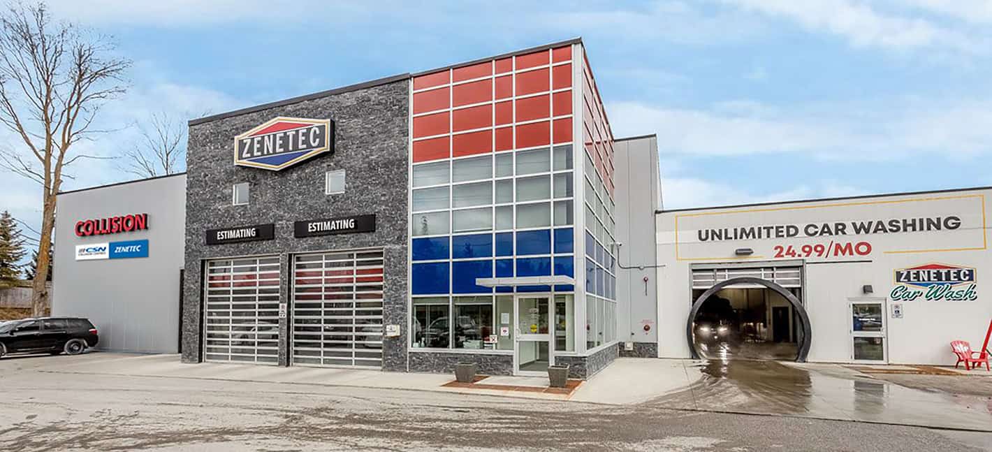 Zenetec Veterans front of shop